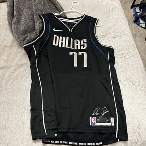 Rare Dallas Blue Luka Doncic Basketball Jersey